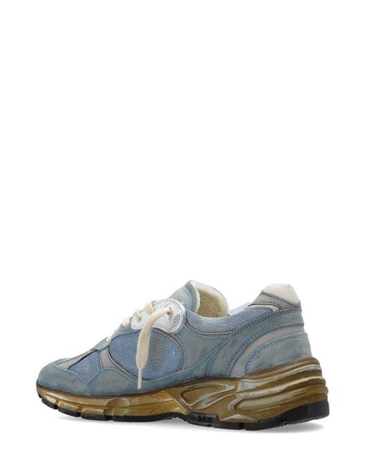 Golden Goose Deluxe Brand Blue Running Dad Lace-up Sneakers