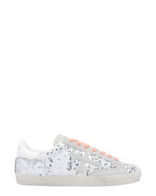 スニーカー PREMIATA Women Sneakers 419654 STEVEND WHITE 29795168_58843762_600.jpg
