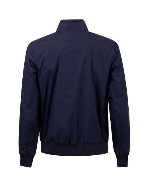 K-Way Blue Zip-up Reversible Jacket for men