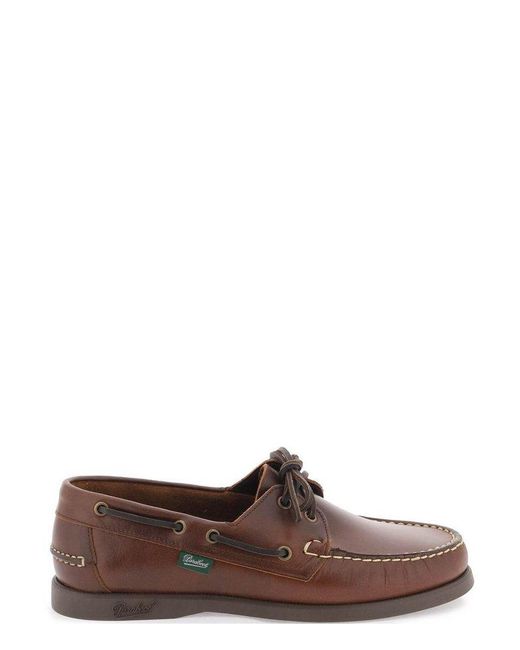 Paraboot Brown Slip-on Barth Loafers