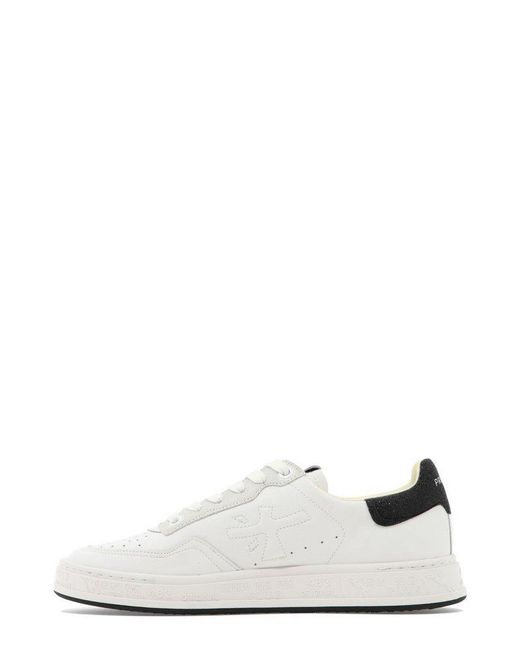 Premiata White Quinnd Low-top Sneakers