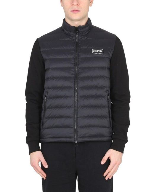 Duvetica Gray Fossi Quilted Vest Jacket for men
