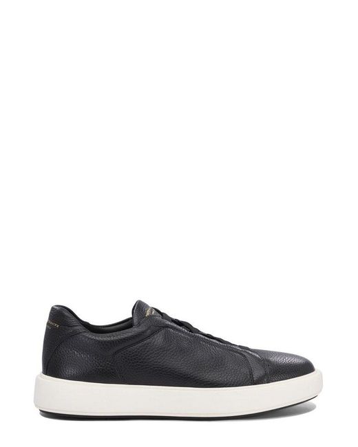 Officine Creative Blue Slouch Slip-On Sneakers for men