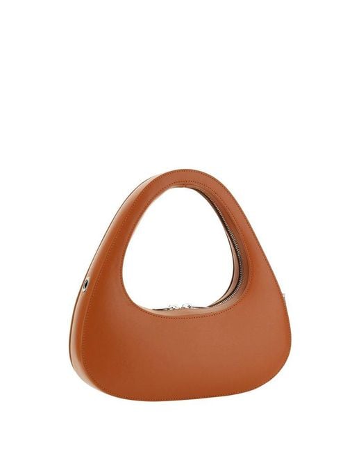 Coperni Brown Baguette Swipe Handbag
