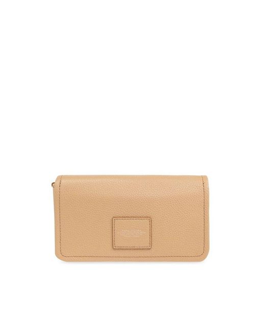Marc Jacobs Natural 'the Mini Bag' Leather Shoulder Bag,