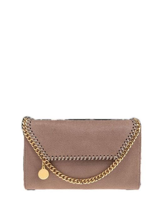 Stella McCartney Brown Falabella Mini Shoulder Bag