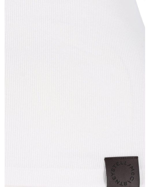 Stella McCartney White Mother Studded Tank Top