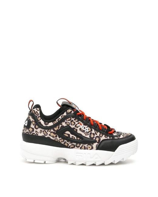 Fila disruptor shop leopard print