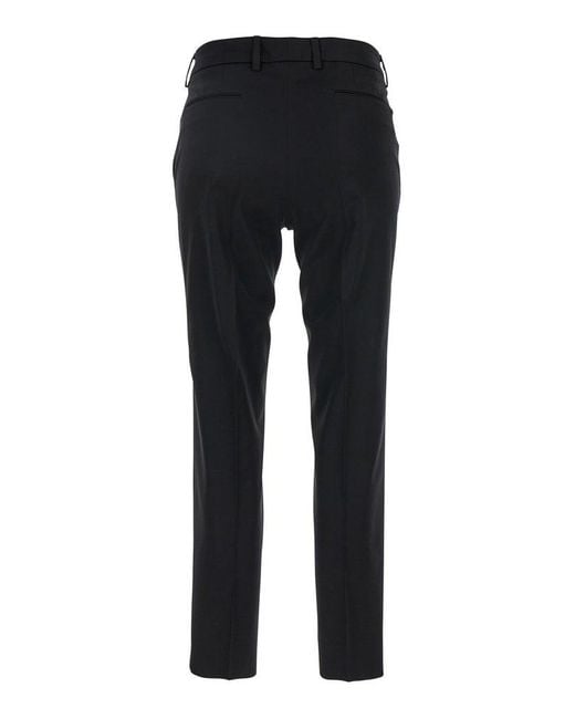 PT Torino Black New York Stretch Pants With Loops