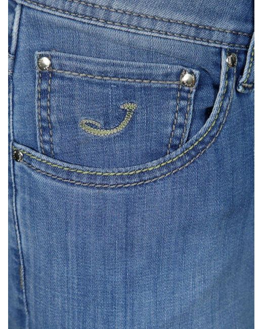 Jacob Cohen Blue Slim Fit Jeans for men