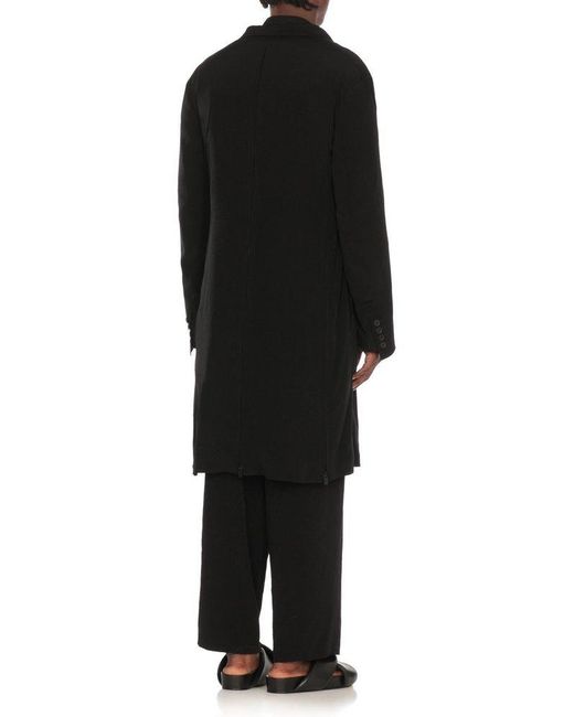 Yohji Yamamoto Black Single Breasted Jacket for men