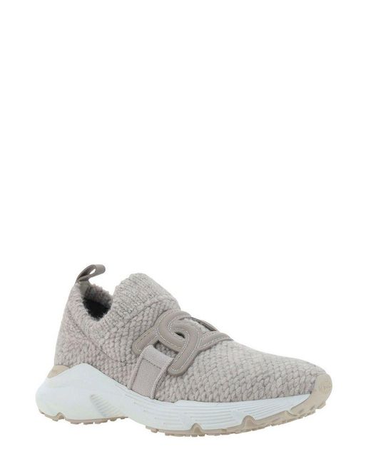 Tod's White Kate Slip-On Sneakers