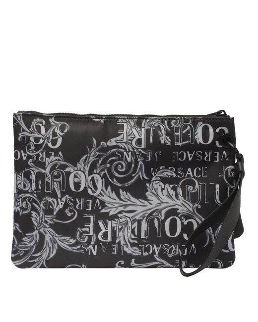 Versace Jeans Couture Couture Logo Pochette in Black for Men | Lyst