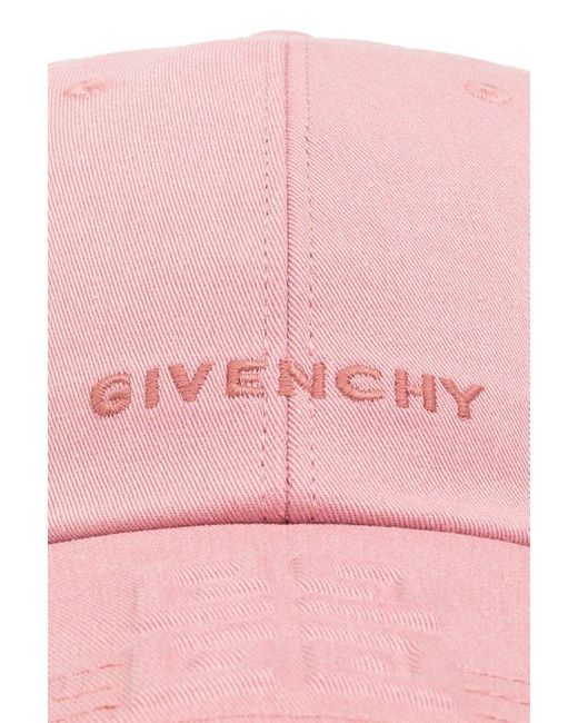 Givenchy Pink Baseball Cap With Logo, for men