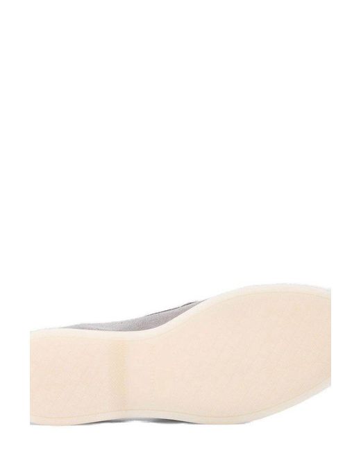 Scarosso Gray Ludovico Round-Toe Loafers for men