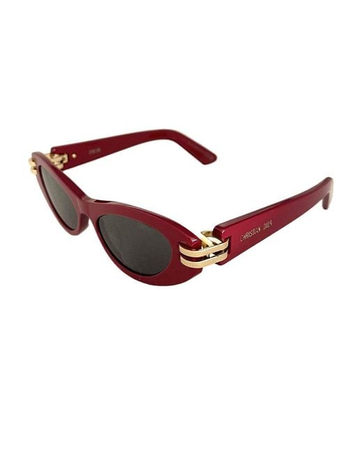 Dior Red Butterfly Frame Sunglasses