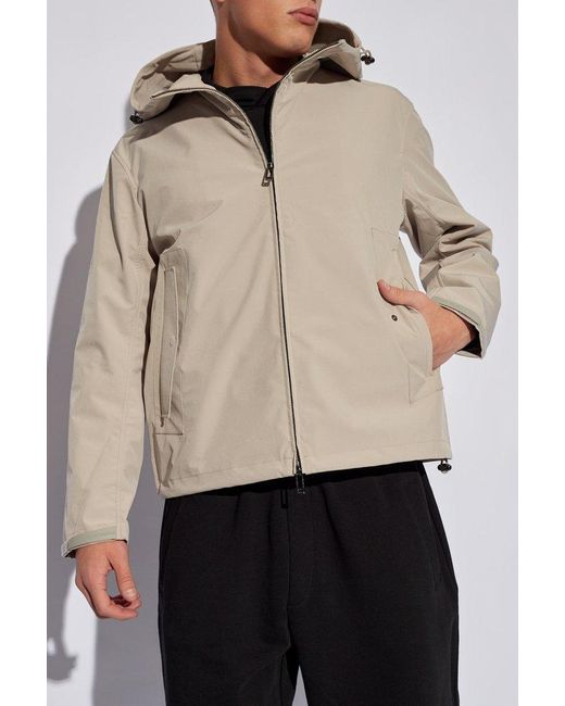Emporio Armani Natural Hooded Jacket, for men