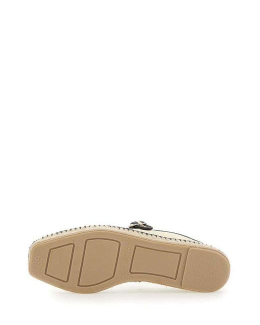 Castaner Natural Padua Mary Jane Flat Espadrilles