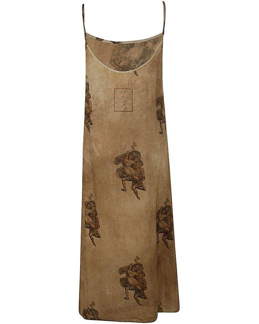 Uma Wang Natural Strapped Anaya Dress
