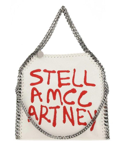 Stella McCartney White X Ed Curtis Falabella Mini Tote Bag