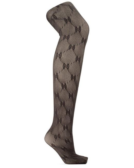 Gucci GG Knit Tights in Black Lyst
