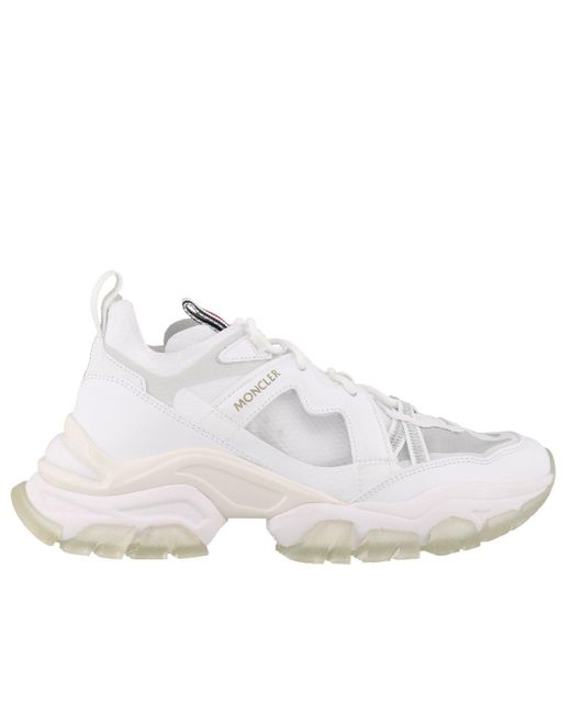moncler leave no trace sneakers white