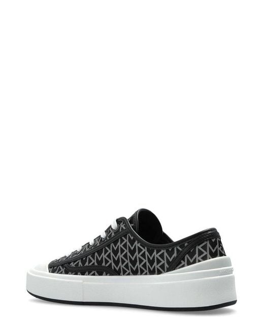 MICHAEL Michael Kors Black Jude Logo Jacquard Sneakers