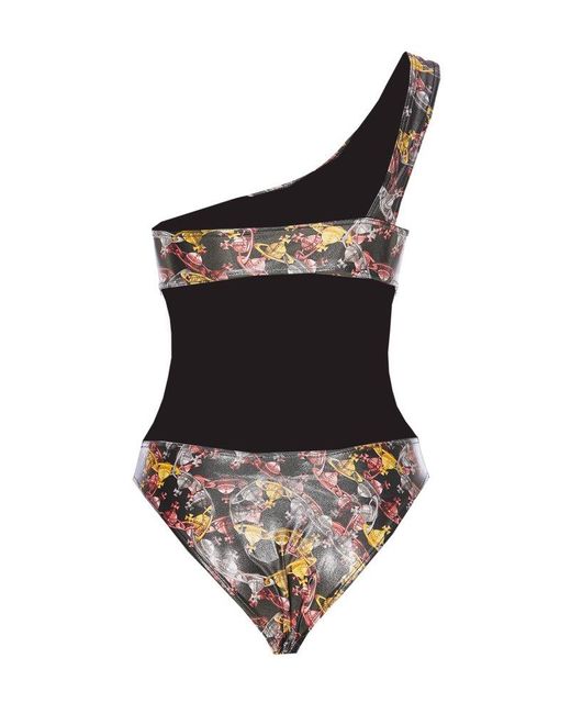 Vivienne Westwood Multicolor Graphic Printed One-piece Swimsuit