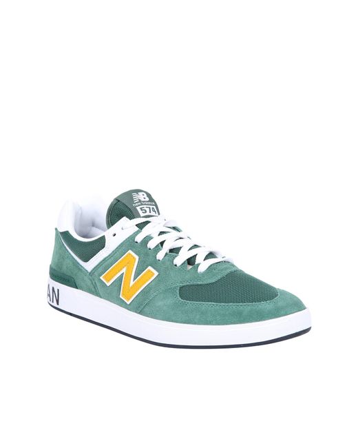 Junya Watanabe New Balance Am 574 Suede Sneakers in Green for Men - Save  44% - Lyst
