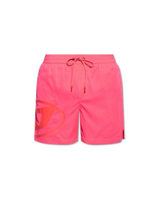DIESEL Pink Bmbx-rio-41 Swim Shorts for men