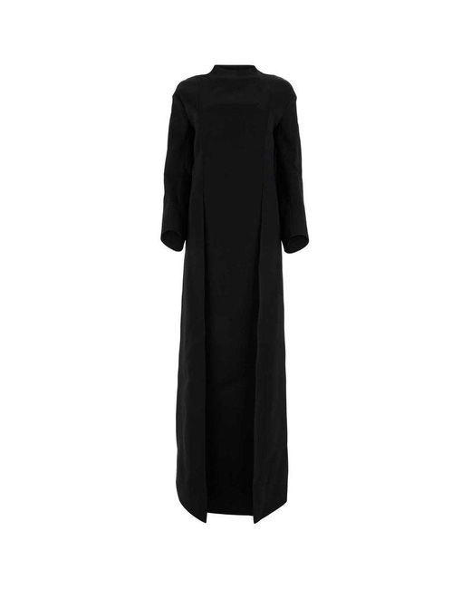 Khaite Black Clite Long Dress