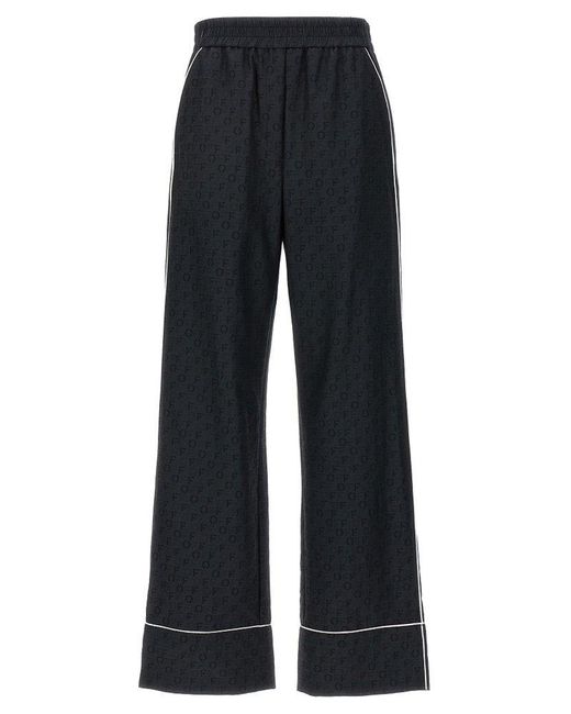 Off White c o Virgil Abloh Off Jacquard Pajama Pants in Blue Lyst UK