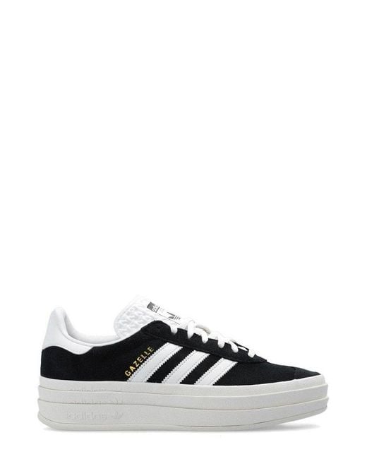 Adidas Originals Black ‘Gazelle Bold’ Platform Sneakers