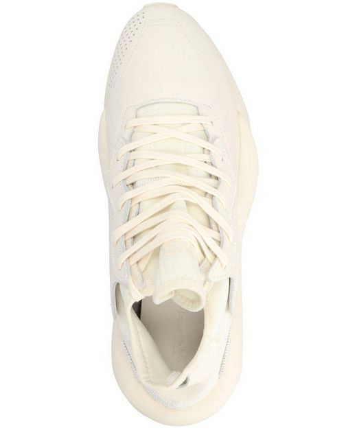 Y-3 Natural Kaiwa Lace-up Sneakers