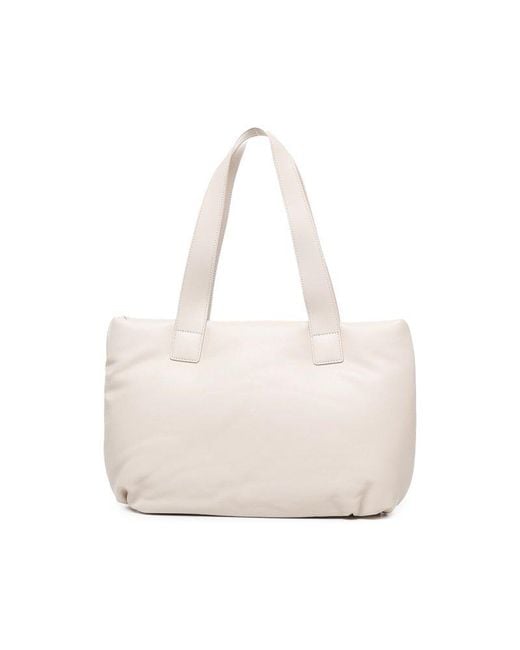 Love Moschino White Padded Bag With Logo