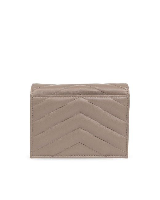 Saint Laurent Brown Leather Wallet,