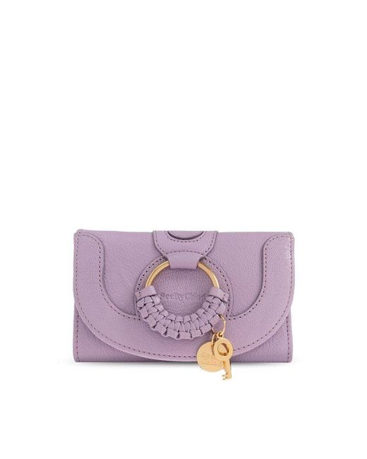 See By Chloé Purple 'hana' Wallet,