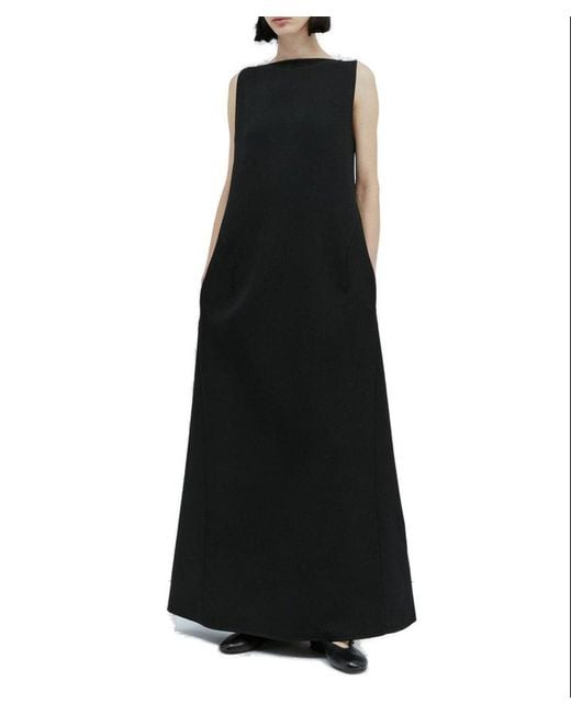 The Row Black Rhea Sleeveless Dress