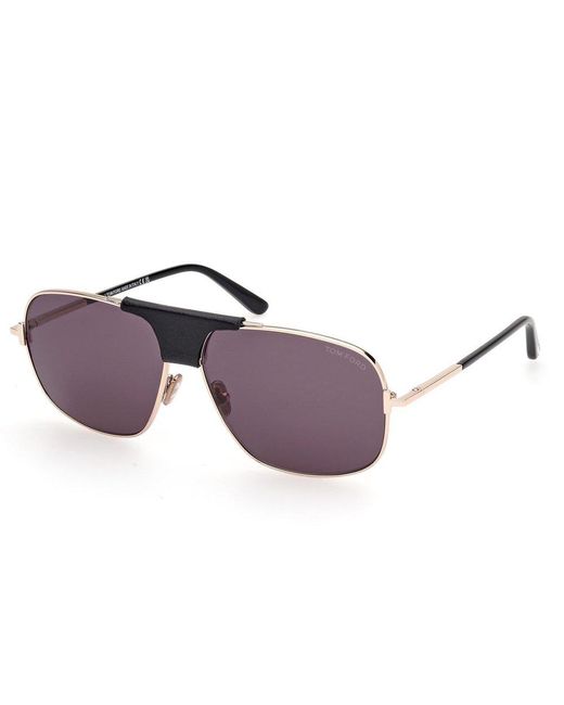 Tom Ford Purple Square-frame Sunglasses