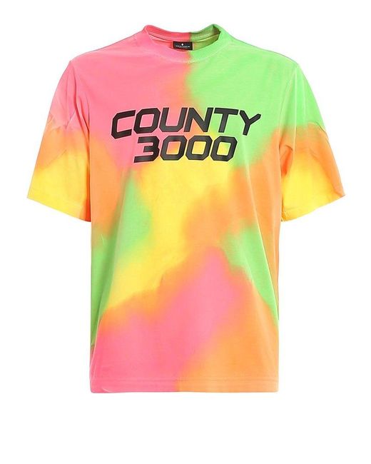Marcelo Burlon Multicolor County 3000 T-shirt for men
