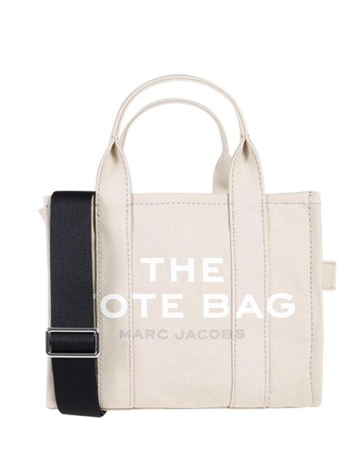 marc jacobs small traveler tote bag beige