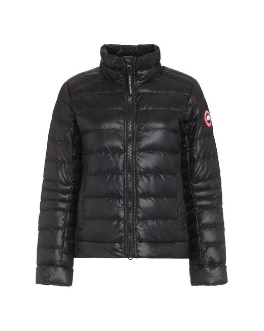 Canada Goose Black Cypress Hooded Techno Fabric Down Jacket