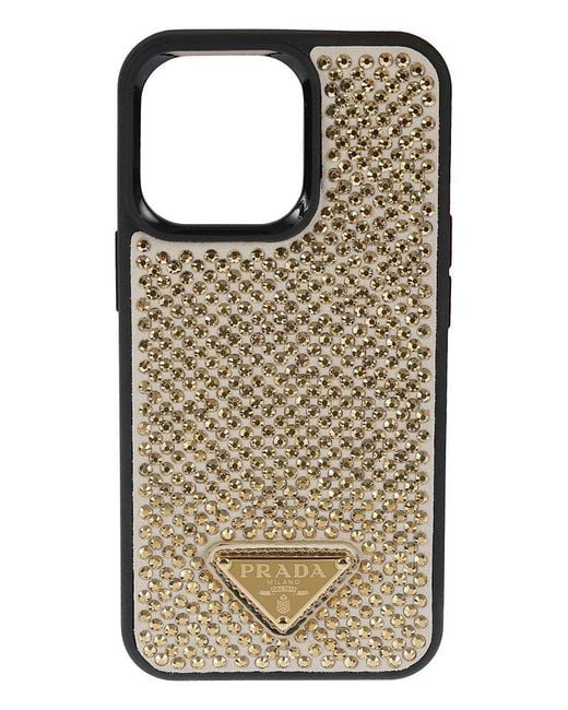 Prada Multicolor Embellished Iphone 13 Pro Case