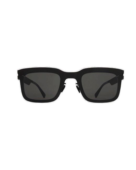 Mykita Black Norfolk Square Frame Sunglasses