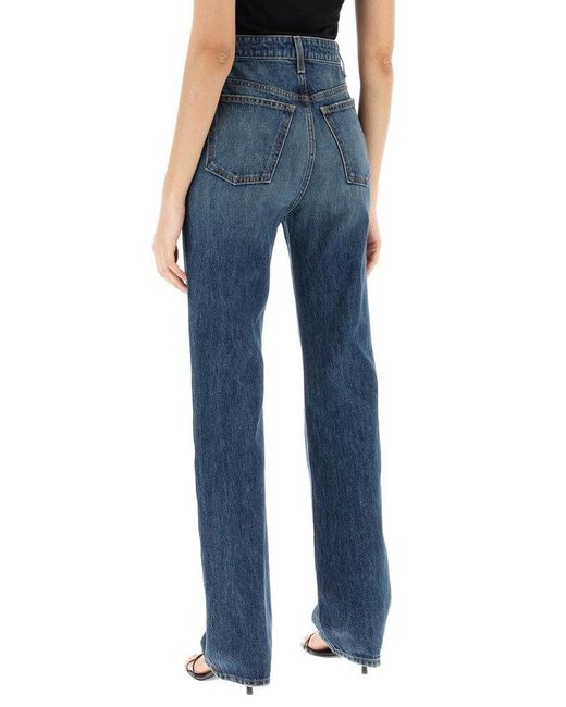 Khaite Blue Slim Fit Danielle Jeans