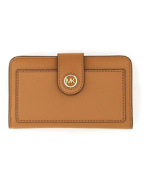 Michael Kors Brown Wallet With Logo