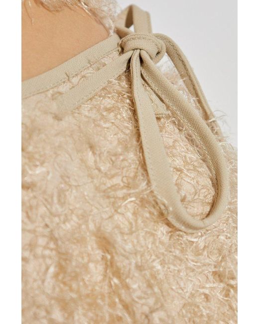 By Malene Birger Natural Textured Midi Skirt