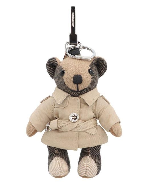 Burberry Natural Bear Charm Keychain