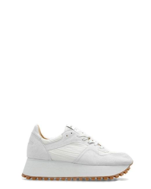 Comme des Garçons White X Spalwart Lace-up Sneakers