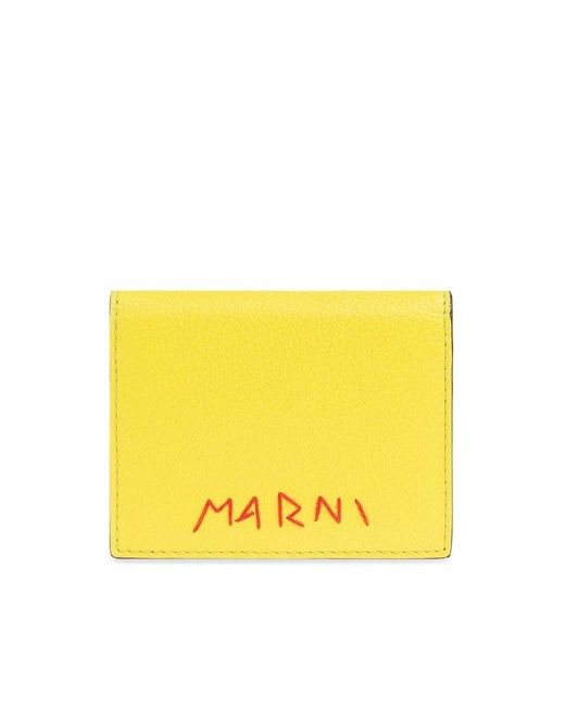 Marni Yellow Card Holder,
